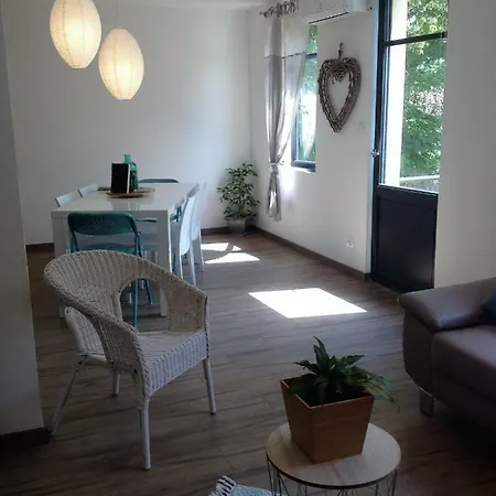 Au Vieux Lavoir Avec Parking Prive, Jardin , Climatisation, A 500 M De La Cite דירה קרקסון