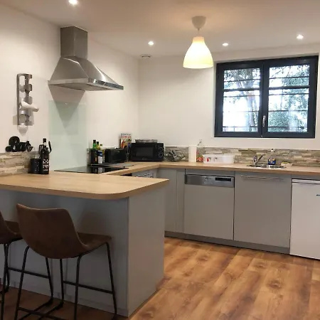 Au Vieux Lavoir Avec Parking Prive, Jardin , Climatisation, A 500 M De La Cite